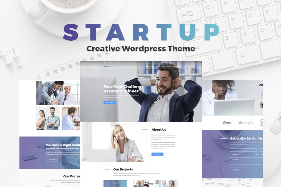 Download Startup - Company One Page