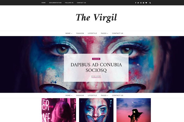 Download The Virgil - Personal WordPress Blog