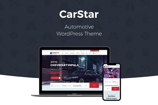 Download CarStar - Automotive WordPress Theme