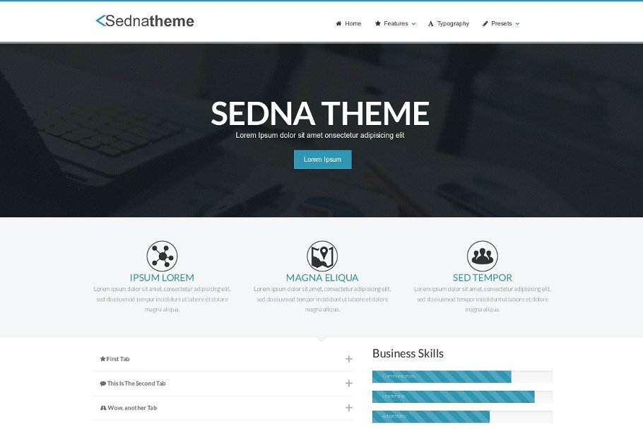 Download Sedna - WordPress Theme