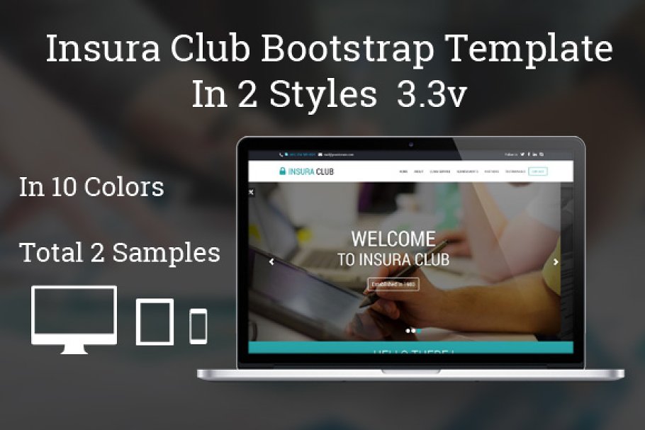 Download Insura Club Bootstrap One Page Theme