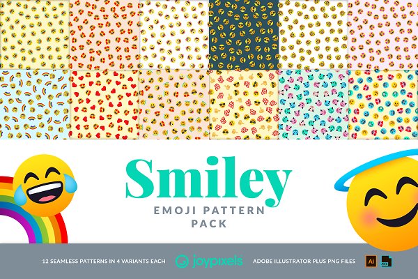 Download Smiley Emoji Patterns by JoyPixels®