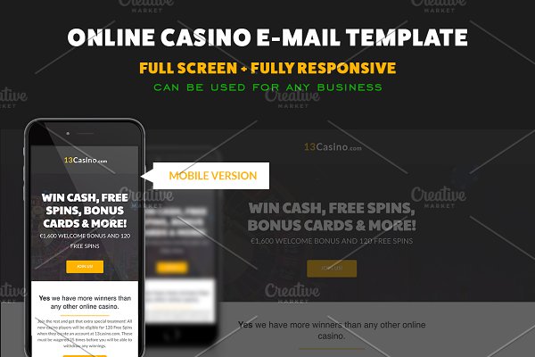 Download Casino e-Mail Template - Responsive