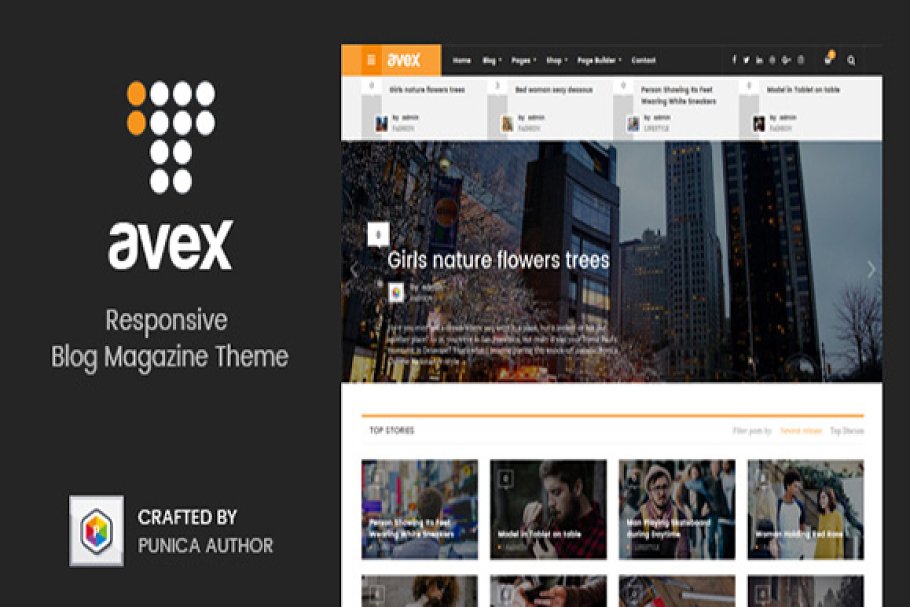 Download Avex - Magazine WordPress Theme