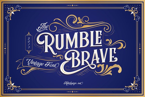 Download Rumble Brave Typeface