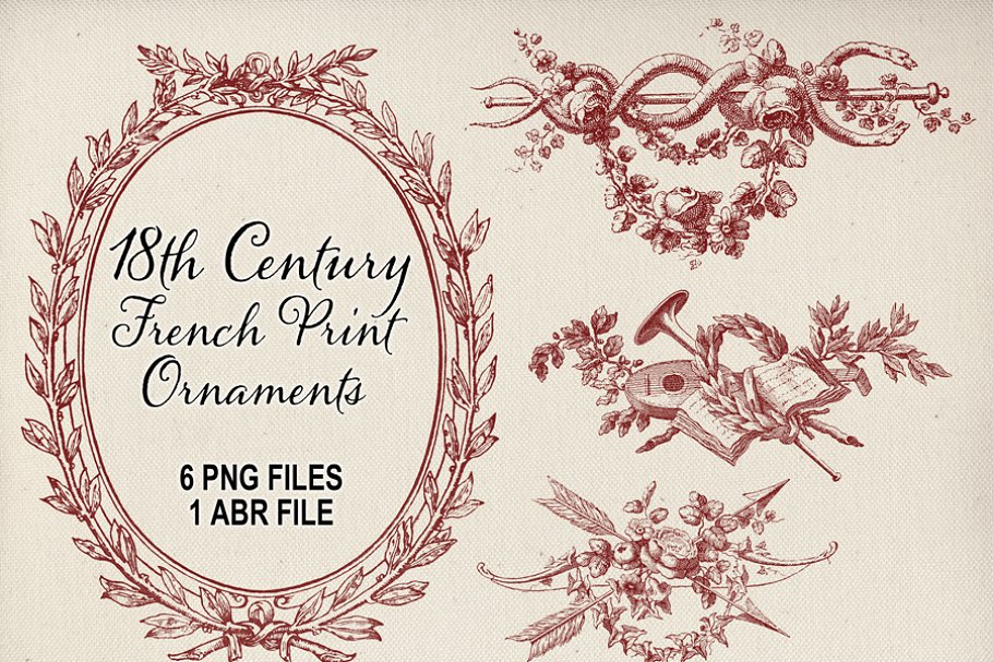 Download 18th Century French Print Ornaments