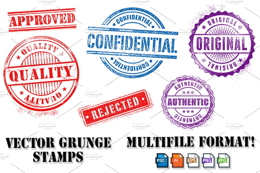 Download Grunge Commercial Vector Stamps