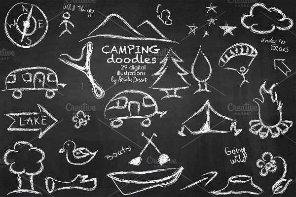 Download Camping Doodles