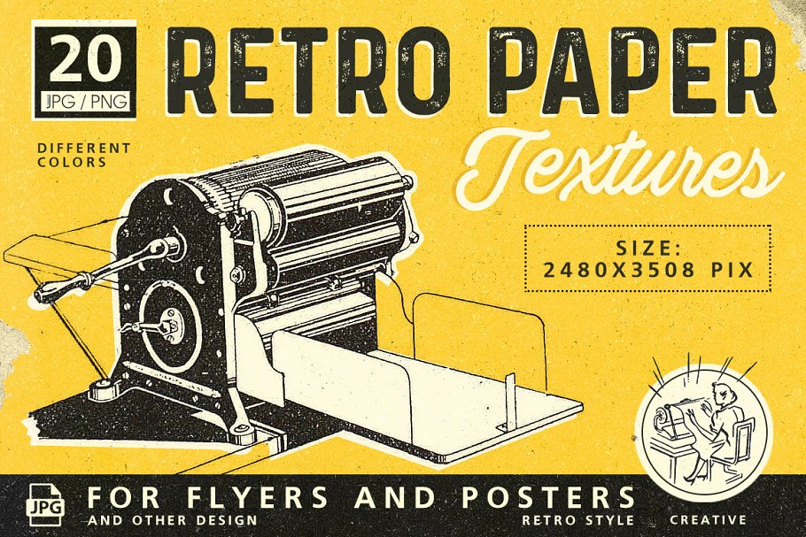 Download Retro Paper Textures