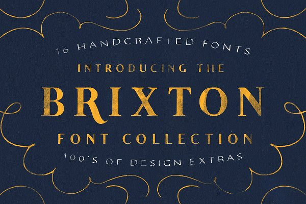 Download The Brixton Collection (16 Fonts)