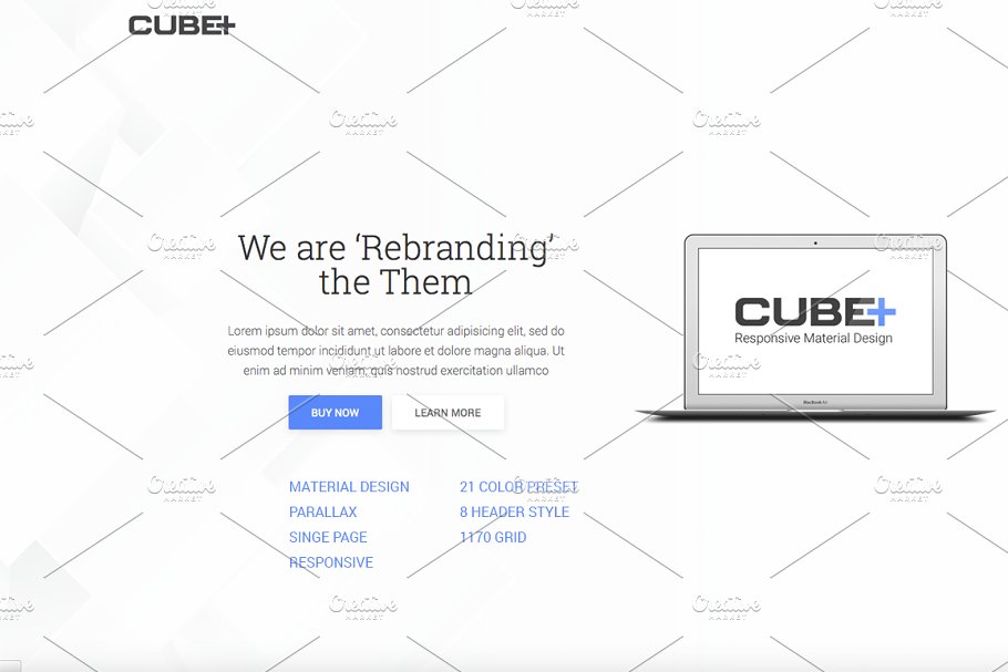Download CubePlus HTML5 Responsive Template