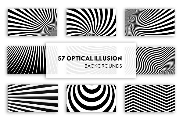 Download 57 Optical Illusion striped patterns