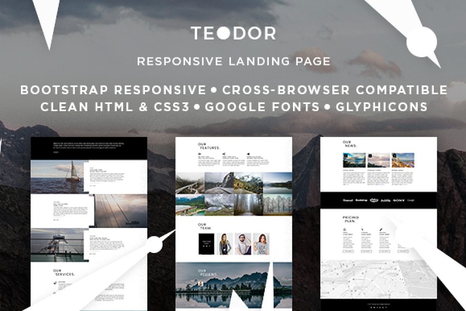 Download Teodor - Bootstrap Landing Page