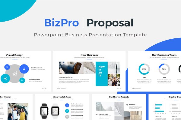 Download BizPro. Powerpoint Business Template