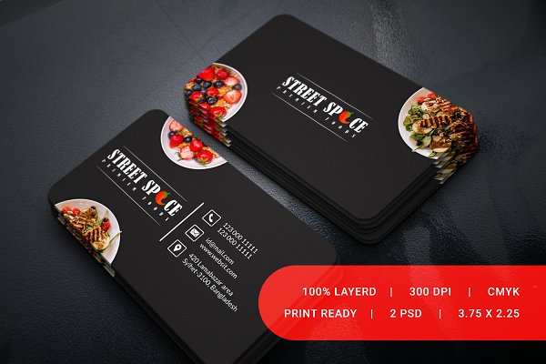 Download Food Business Card - Street Spice