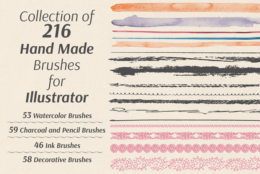 Download Collection of Hand Made Brushes
