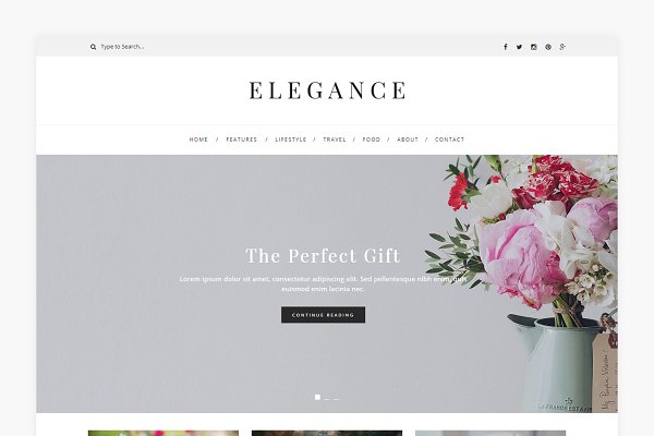 Download Elegance - WordPress Blog Theme
