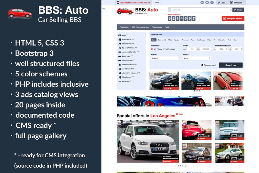 Download BBS: Auto – Car Selling Template