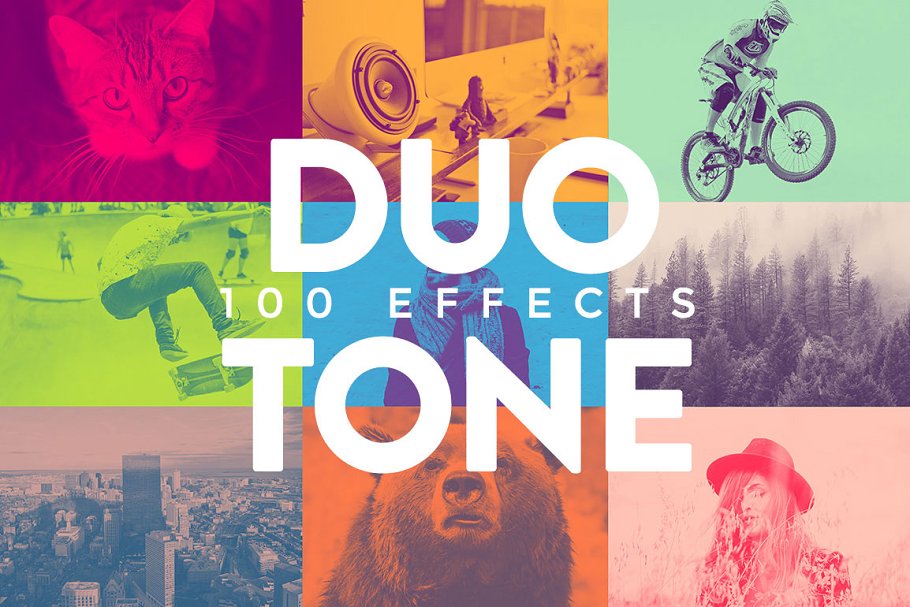 Download Duotone Effects Photoshop Action