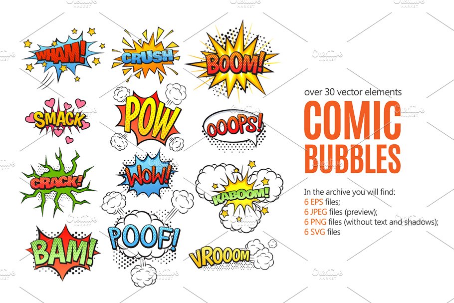 Download Comic Bubbles Set