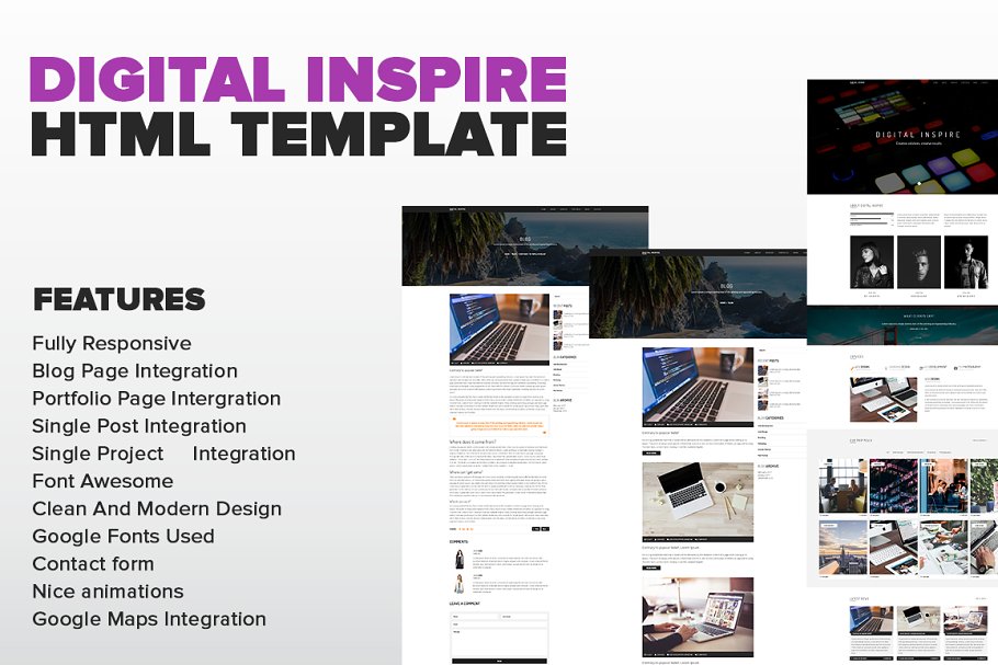 Download Digital Inspire - Multipurpose HTML