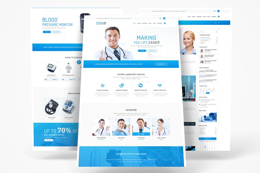 Download MedicLab - Health Care WP Theme
