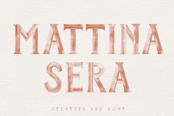 Download Mattina-Sera SVG font