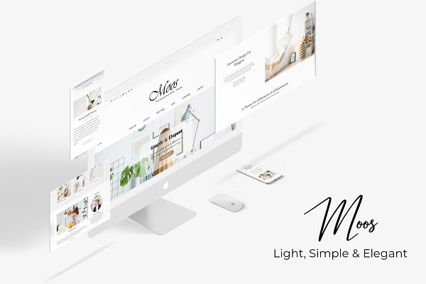 Download Moos Simple Elegant Blogging Theme