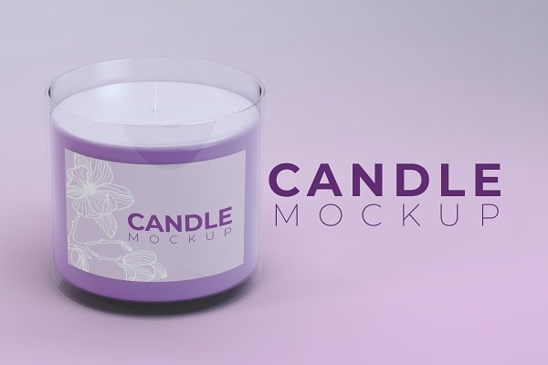 Download Candle Mock Up