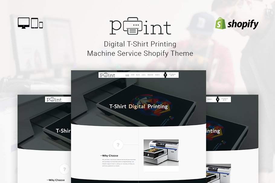 Download Print Machine Service Shopify Theme