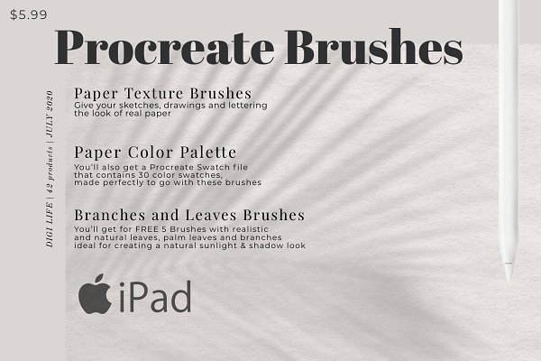 Download Procreate Paper Brush Kit