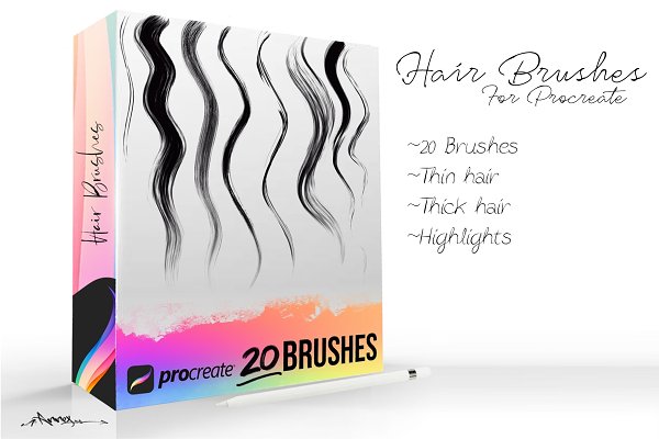 Download Procreate Hair Brushes