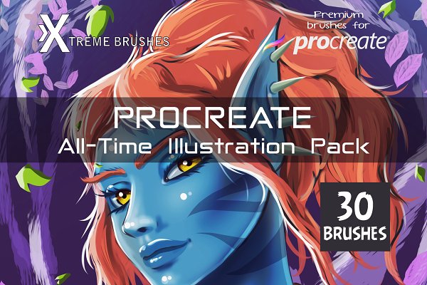 Download Procreate All-Time Illustration Pack