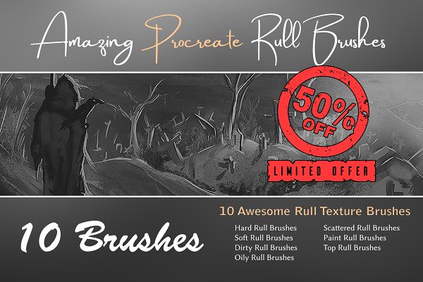 Download Amazing Procreate Rull Brushes