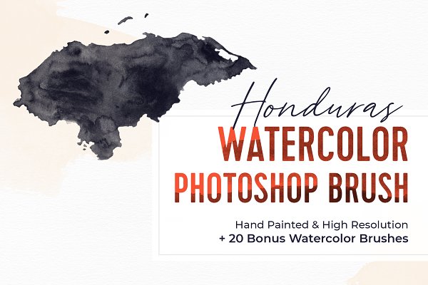Download Honduras Watercolor Photoshop Brush