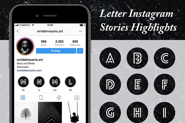 Download Letter Instagram Story Highlights
