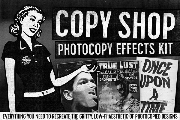 Download Copy Shop Photocopy Effects Kit
