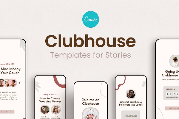 Download Clubhouse Templates for Instagram