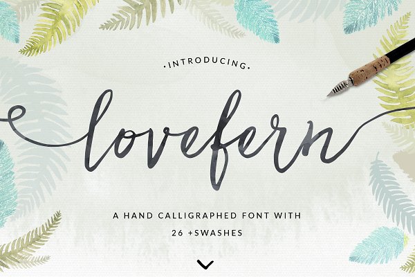 Download Lovefern Font + SWASHES