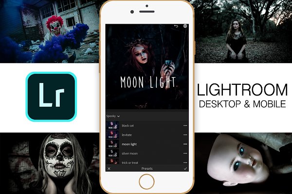 Download Lightroom Mobile - Spooky Moon Light
