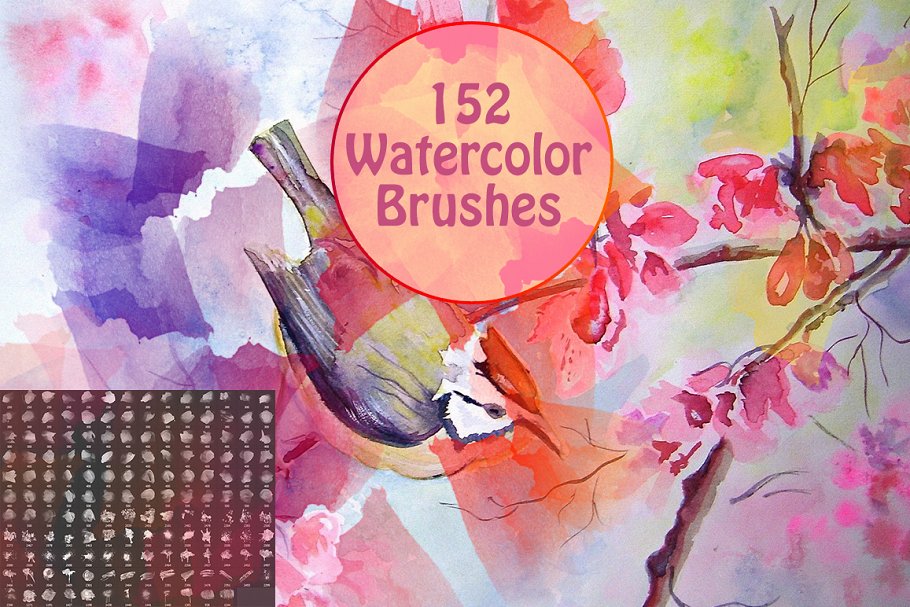 Download 152 Watercolor Brushes