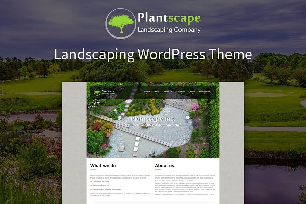 Download Plantscape - Landscaping WP Theme