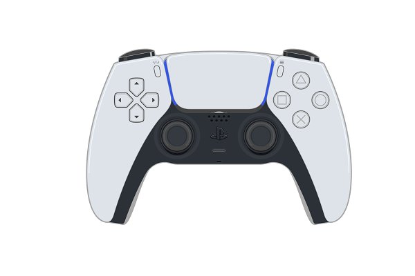 Download PS5-Controller Vector Drawing