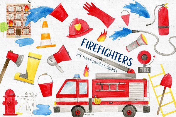 Download Firefighters Clipart