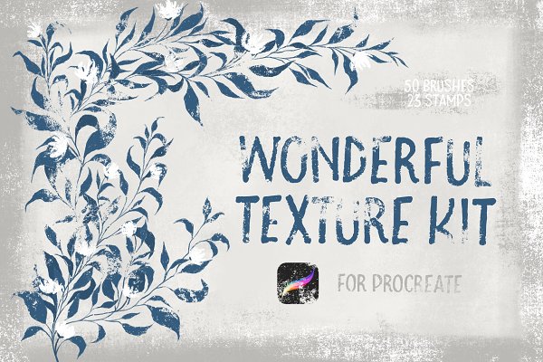Download Wonderful Texture Kit for Procreate