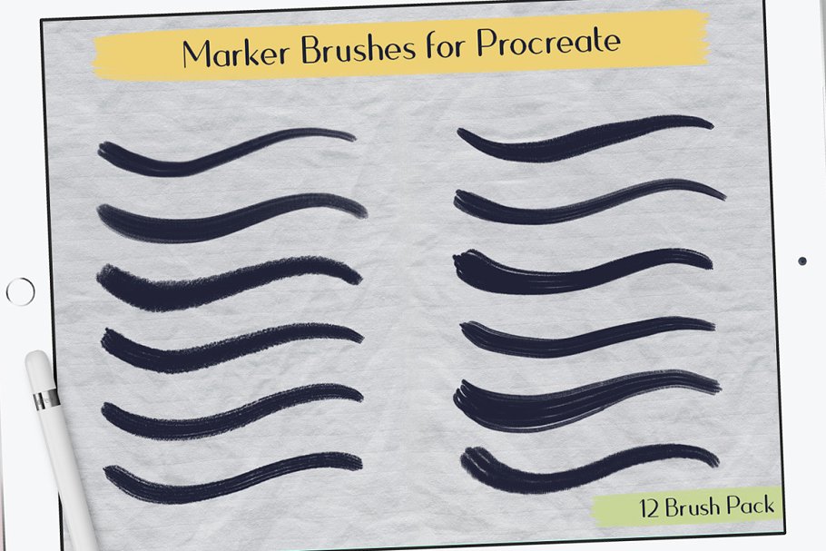 Download Marker Procreate Brushes