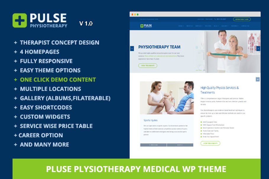 Download Pulse-Physiotherapy Medical WP Theme