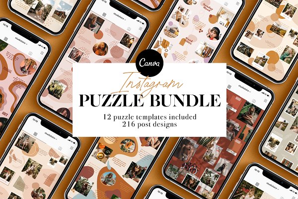 Download Instagram Puzzle Bundle No.2 | CANVA