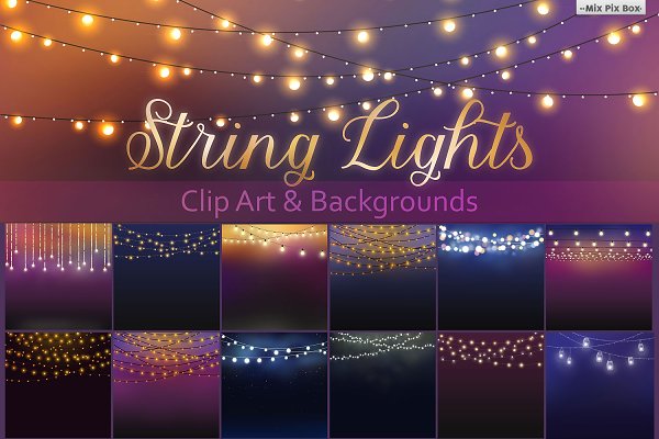 Download String Lights Clipart