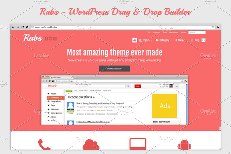 Download Rabs - Wordpress Drag & Drop Builder